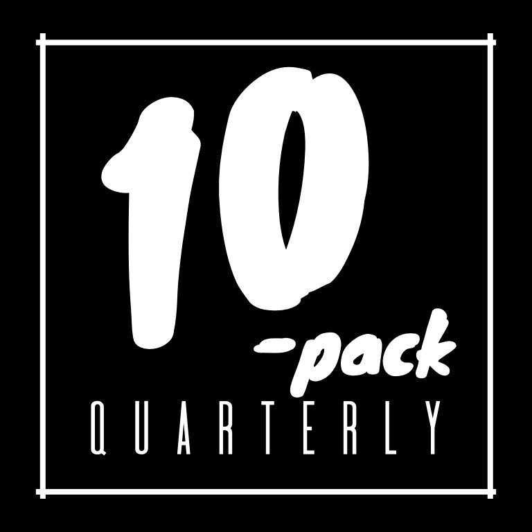 One Year Subscription 10-pack Quarterly Box