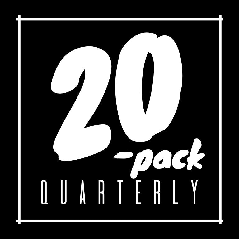 One Year Gift Subscription 20-pack Quarterly Box