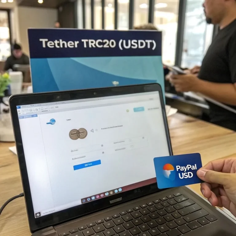 How to buy Tether TRC20 (USDT) with PayPal card (USD)